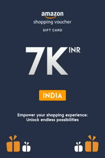 Amazon Shopping Voucher 7000 INR Gift Card (India) - Digital Key