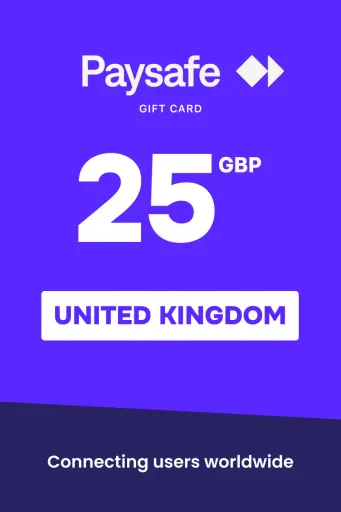 Product Image - PaysafeCard 25 GBP Gift Card (United Kingdom) - Digital Key
