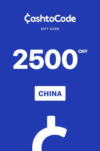 CashtoCode 2500 CNY Gift Card (China) - Digital Key