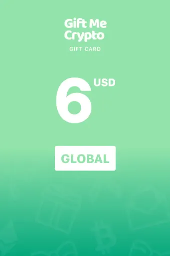 Product Image - Gift Me Crypto 6 USD Gift Card (Global) - Digital Key
