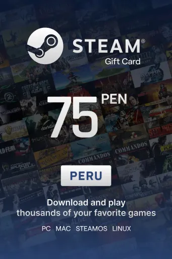 Steam Wallet 75 PEN Gift Card (Peru) - Digital Key