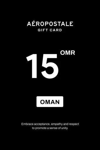 Aeropostale 15 OMR Gift Card (Oman) - Digital Key