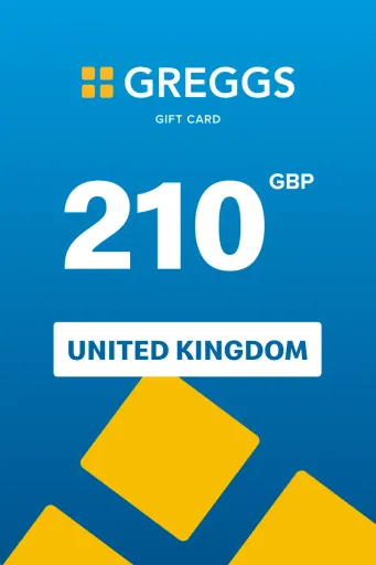 Greggs 210 GBP Gift Card (United Kingdom) - Digital Key