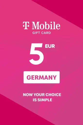 T-Mobile 5 EUR Gift Card (Germany) - Digital Key