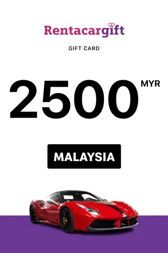RentaCar Gift 2500 MYR Gift Card (Malaysia) - Digital Key