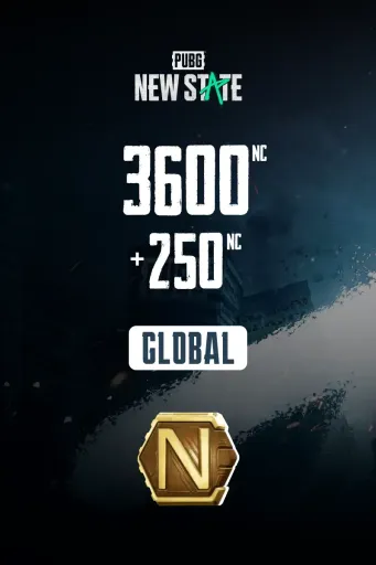 PUBG New State 3,600 NC + 250 Bonus (Global) - Digital Key