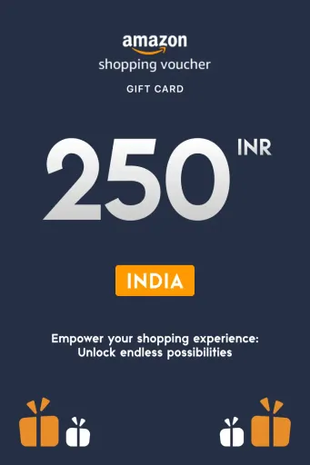 Amazon Shopping Voucher 250 INR Gift Card (India) - Digital Key