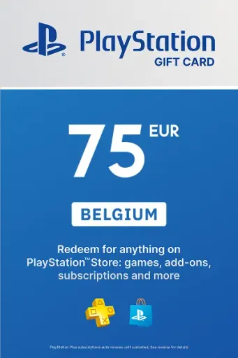 PlayStation Store 75 EUR Gift Card (Belgium) - Digital Key