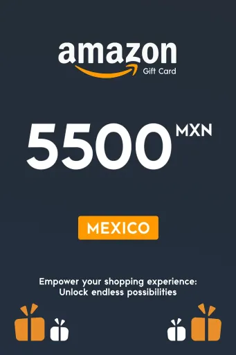 Amazon 5500 MXN Gift Card (Mexico) - Digital Key