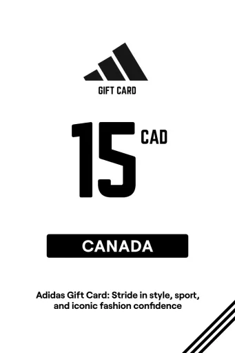 Adidas 15 CAD Gift Card (Canada) - Digital Key