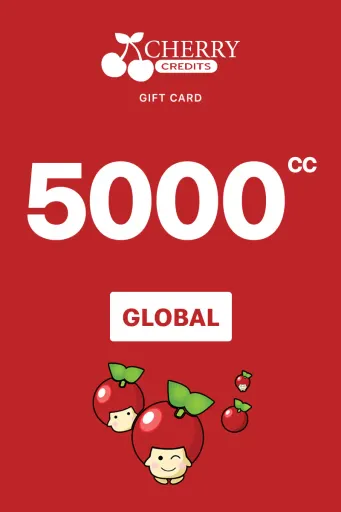 Cherry Credits 5000 CC Gift Card (Global) - Digital Key