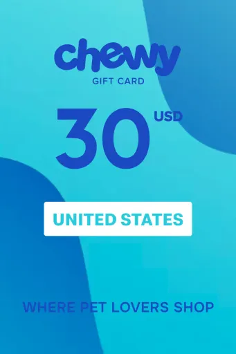 Chewy 30 USD Gift Card (United States) - Digital Key