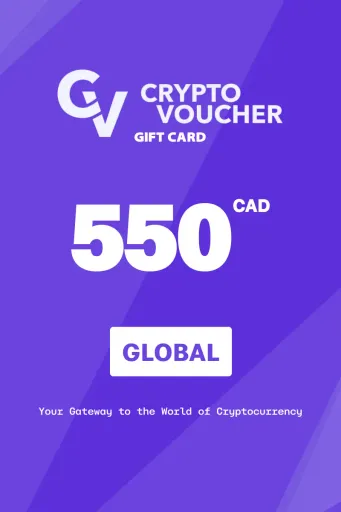 Crypto Voucher 550 CAD Gift Card (Global) - Digital Key