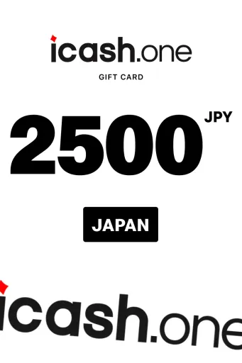 iCash.one 2500 JPY Gift Card (Japan) - Digital Key