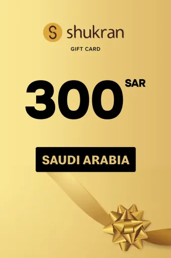 Shukran 300 SAR Gift Card (Saudi Arabia) - Digital Key