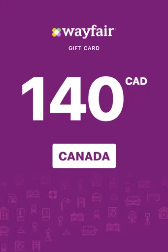 Wayfair 140 CAD Gift Card (Canada) - Digital Key