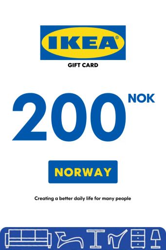 IKEA 200 NOK Gift Card (Norway) - Digital Key