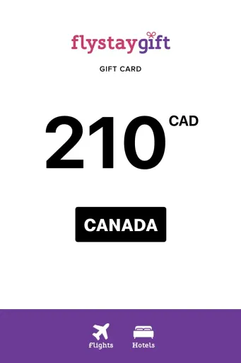 Flystay Gift 210 CAD Gift Card (Canada) - Digital Key