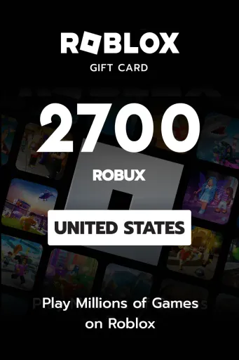 Roblox 2700 Robux (United States) - Digital Key
