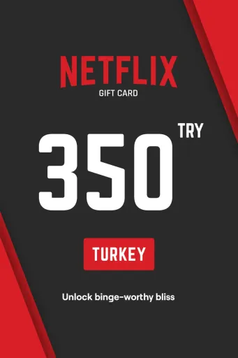 Netflix 350 TRY Gift Card (Turkey) - Digital Key