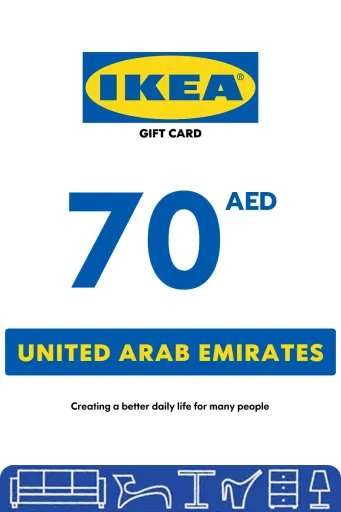 IKEA 70 AED Gift Card (United Arab Emirates) - Digital Key