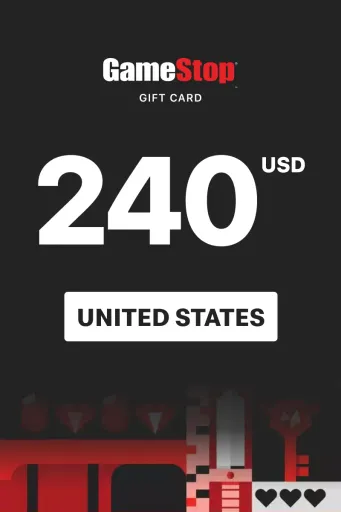 GameStop 240 USD Gift Card (United States) - Digital Key