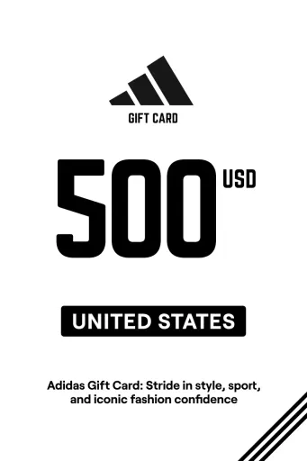 Adidas 500 USD Gift Card (United States) - Digital Key