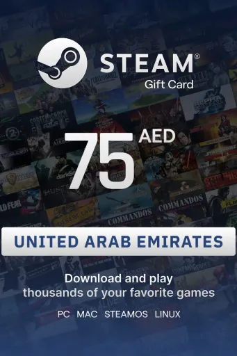 Steam Wallet 75 AED Gift Card (United Arab Emirates) - Digital Key
