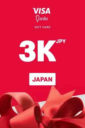 Vanilla Visa 3000 JPY Gift Card (Japan) - Digital Key