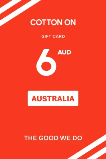 Cotton On Group 6 AUD Gift Card (Australia) - Digital Key