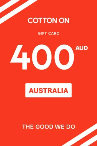 Cotton On Group 400 AUD Gift Card (Australia) - Digital Key