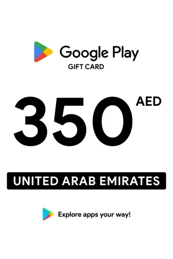 Google Play 350 AED Gift Card (United Arab Emirates) - Digital Key