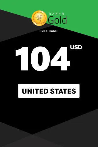 Razer Gold 104 USD Gift Card (United States) - Digital Key