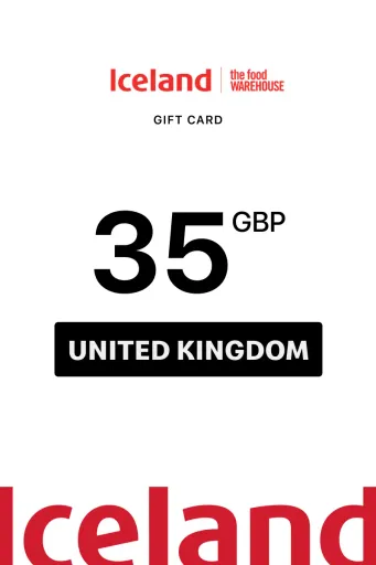 Iceland 35 GBP Gift Card (United Kingdom) - Digital Key