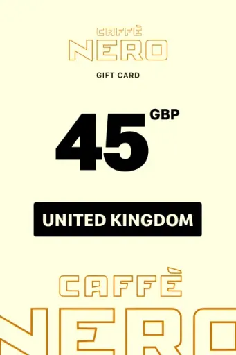 Caffè Nero 45 GBP Gift Card (United Kingdom) - Digital Key