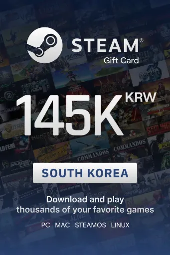 Steam Wallet 145000 KRW Gift Card (South Korea) - Digital Key