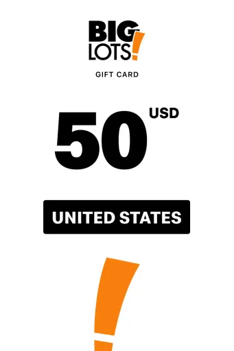 Big Lots 50 USD Gift Card (United States) - Digital Key