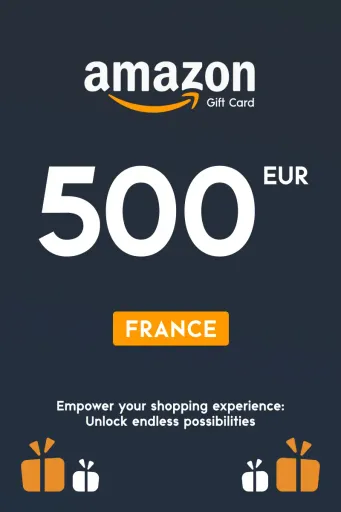 Amazon 500 EUR Gift Card (France) - Digital Key