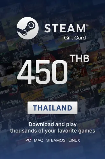 Steam Wallet 450 THB Gift Card (Thailand) - Digital Key