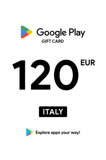 Google Play 120 EUR Gift Card (Italy) - Digital Key