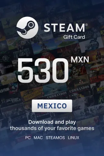 Steam Wallet 530 MXN Gift Card (Mexico) - Digital Key