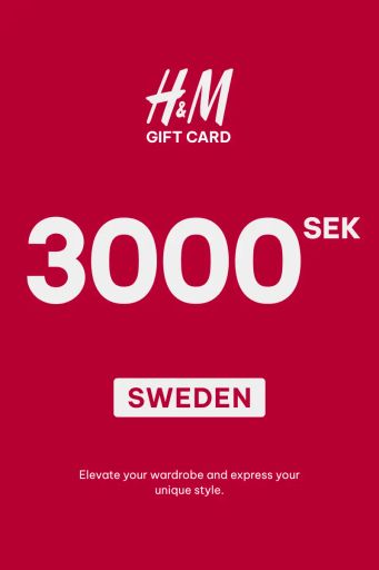 H&M 3000 SEK Gift Card (Sweden) - Digital Key