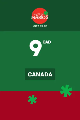 Product Image - East Side Mario's 9 CAD Gift Card (Canada) - Digital Key