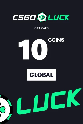 CSGOluck 10 Coins Gift Card (Global) - Digital Key