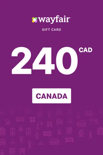 Wayfair 240 CAD Gift Card (Canada) - Digital Key