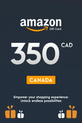 Amazon 350 CAD Gift Card (Canada) - Digital Key