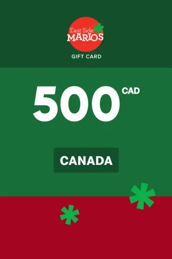 Product Image - East Side Mario's 500 CAD Gift Card (Canada) - Digital Key