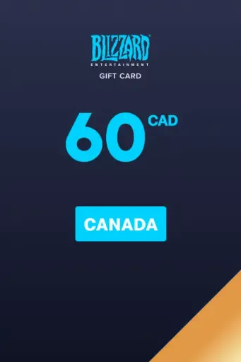 Blizzard 60 CAD Gift Card (Canada) - Digital Key