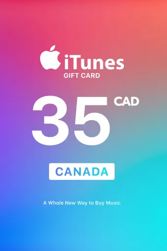 Apple iTunes 35 CAD Gift Card (Canada) - Digital Key