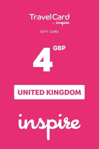 TravelCard by Inspire 4 GBP Gift Card (United Kingdom) - Digital Key